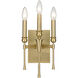 Landon 3 Light 8 inch Brushed Champagne Bronze Wall Sconce Wall Light